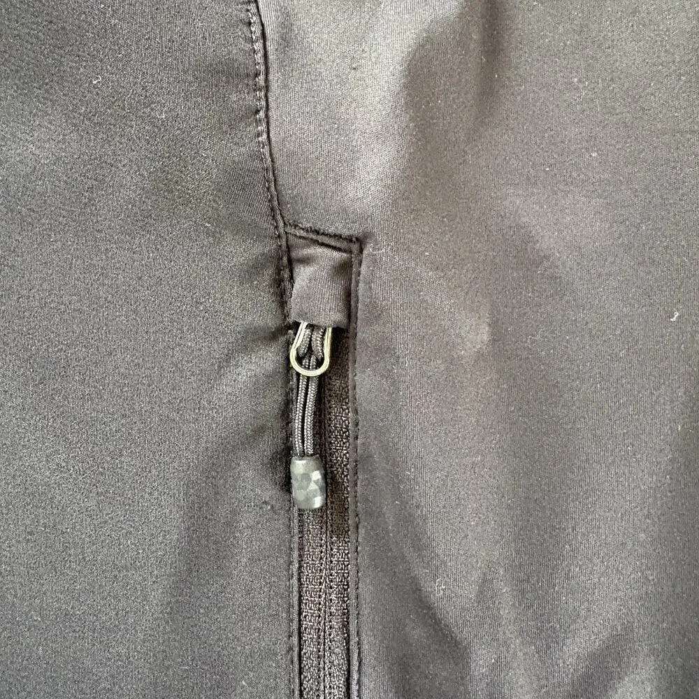 North Face Windstopper Jacket Men's XL Black Softshell Full Zip Outdoor NF00CVA5